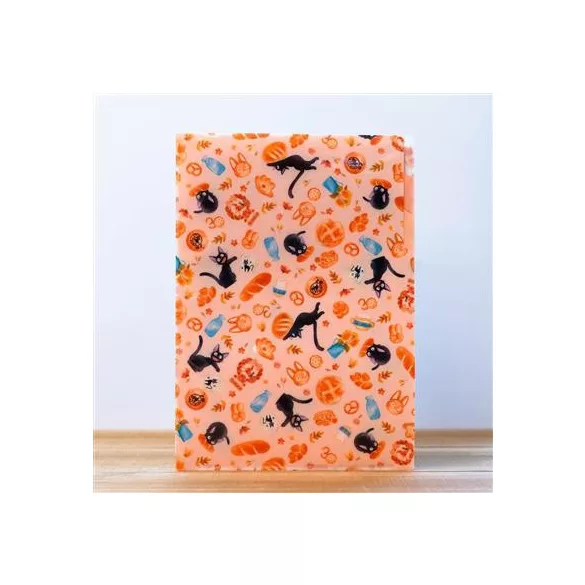 Kiki's Delivery Service - A4 Size Clear Folder with 3 Flaps - Pastry-MOVIC-28716