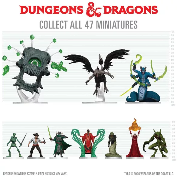 D&D Icons of the Realms: Arcana Unleashed: Deadfall 10 ct. Booster Brick (Set 42) - EN-96417