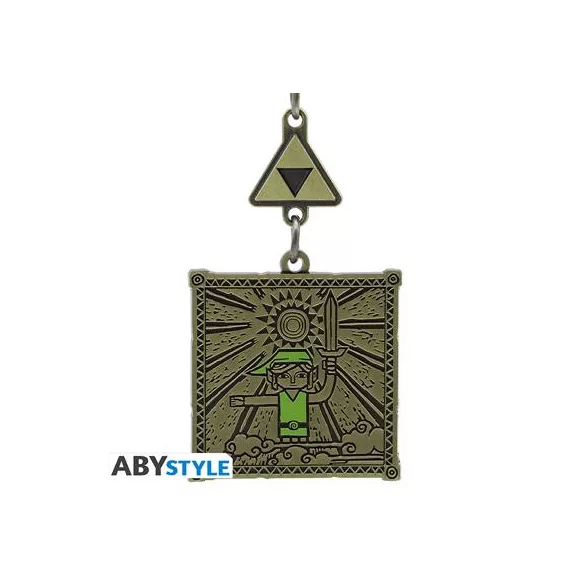 The Legend of Zelda - Keychain - Link & Triforce-ABYKEY654