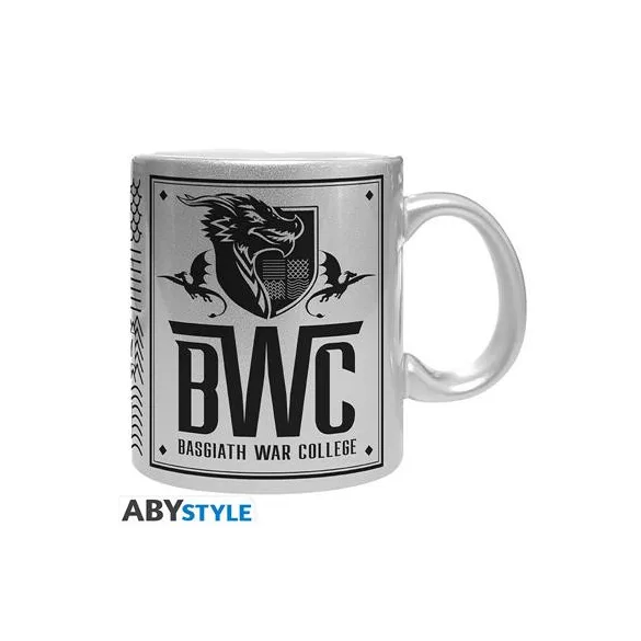 Fourth Wing - Mug (320ml) - Basgiath War College, silver-ABYMUGA756