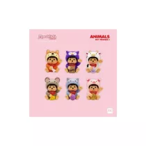 Monchichi - Blind Box - Lucky Cat (CDU of 6)-TKMCC002
