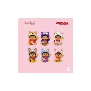Monchichi - Blind Box - Lucky Cat (CDU of 6)-TKMCC002