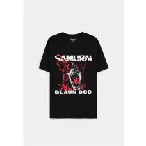 Cyberpunk 2077 - Men's Short Sleeved T-shirt - Black Dog Samurai Album Art - L-TS113160CPK-L