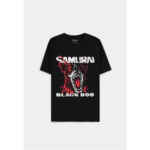 Cyberpunk 2077 - Men's Short Sleeved T-shirt - Black Dog Samurai Album Art - L-TS113160CPK-L