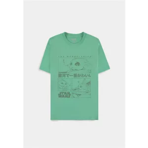 The Mandalorian - Unisex Short Sleeved T-shirt - Grogu panel - L-TS552412STW-L