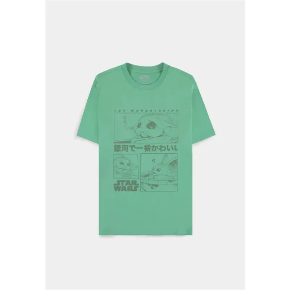 The Mandalorian - Unisex Short Sleeved T-shirt - Grogu panel - M-TS552412STW-M