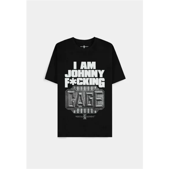 Mortal Kombat 2 - Men's Short Sleeved T-shirt - I am Johnny F*cking Cage - 2XL-TS543020MKB-2XL