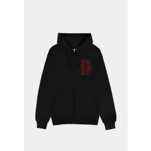Mortal Kombat 2 - Men's Zipper Hoodie - Dragon Embleme - L-HD247132MKB-L