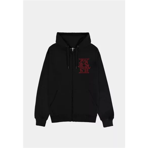 Mortal Kombat 2 - Men's Zipper Hoodie - Dragon Embleme - L-HD247132MKB-L