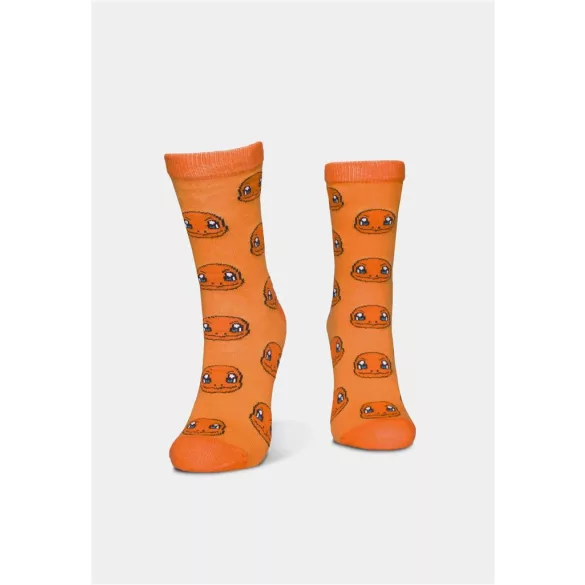 Pokémon - Crew Socks (3 Pack) - Charmander, Pikachu, Eevee - 35/38-CR850202POK-35/38