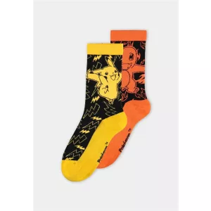 Pokémon - Sport Socks (2Pack) - Pikachu, Charmander - 43/46-SS128774POK-43/46