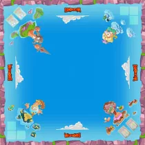 Worms Neoprene Play Mat-kswo1035