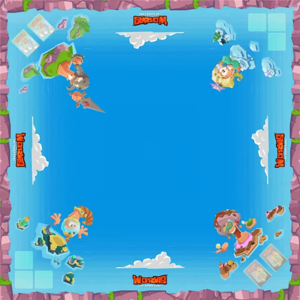 Worms Neoprene Play Mat-kswo1035