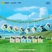 Little Mushrooms 3D Keychain Blindbox Display (CDU of 24) The Youyuan Fairy Tale Series Yo Yo Dou-