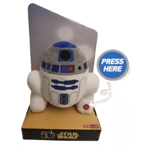 Star Wars - Plush Figure - R2D2, 16cm (50th Anniversary)-6315871036