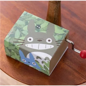 My Neighbor Totoro - Hand Crank Music Box - Totoro Leaf-SEKIGUCHI-40501
