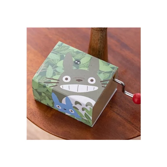 My Neighbor Totoro - Hand Crank Music Box - Totoro Leaf-SEKIGUCHI-40501