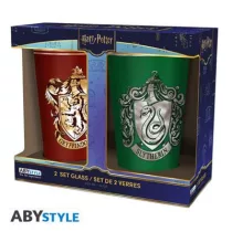Harry Potter - XXL Glasses (2 Pack) - Gryffindor & Slytherin-ABYVER327