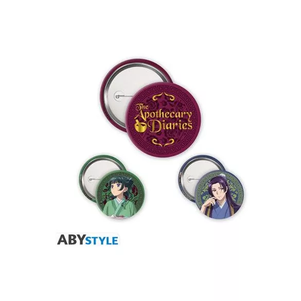 The Apothecary Diaries - Badge Pack - Mao Mao, Jinshi & Logo-ABYACC629