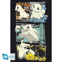 Pokémon - Poster Maxi (91,5 x 61 cm) - Pikachu & Kanto Starters-GBYDCOA020