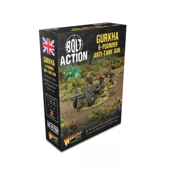 Bolt Action - Commonwealth Gurkha 6-Pounder Anti-Tank Gun-402611006
