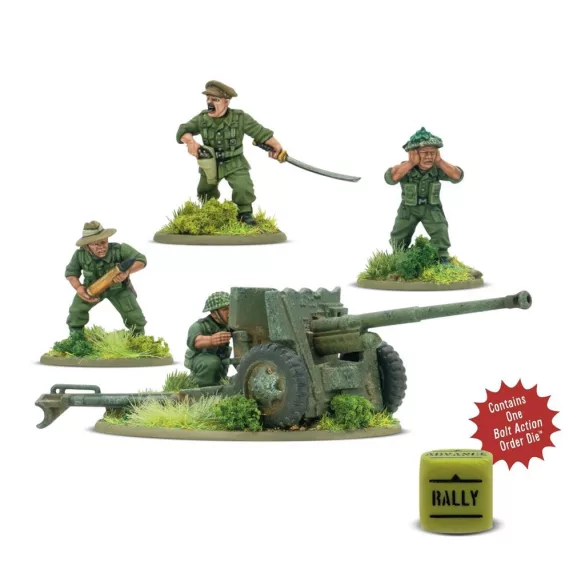Bolt Action - Commonwealth Gurkha 6-Pounder Anti-Tank Gun-402611006