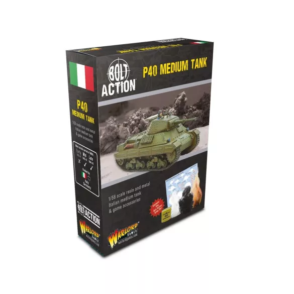 Bolt Action - Italian Army P40 Medium Tank-402615803