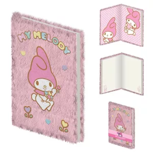 My Melody - A5 Plush Casebound Notebook-SR2501687