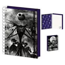   The Nightmare Before Christmas - A5 Notebook 3D - Seriously spooky