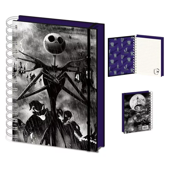 The Nightmare Before Christmas - A5 Notebook 3D - Seriously spooky-SR72645