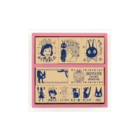 Kiki's Delivery Service - Wooden Stamp Set (Japanese) - Congratulation-BEVERLY-12613