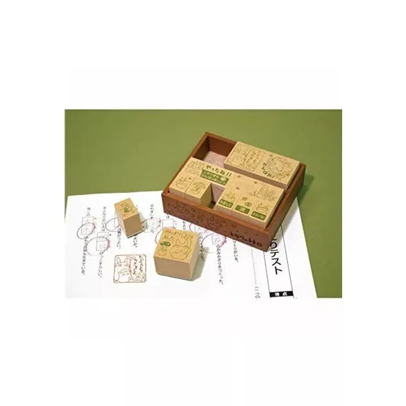 My Neighbor Totoro - Wooden Stamp Set (Japanese) - Congratulation-BEVERLY-12431