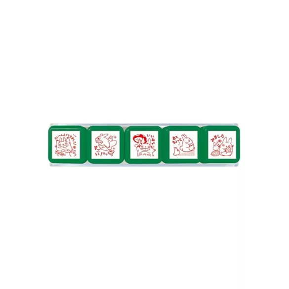 My Neighbor Totoro - Wooden Stamp Set - Totoro Encouragement-BEVERLY-12766