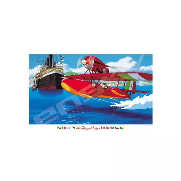 Porco Rosso - Jigsaw Puzzle (1000 Pieces) - Savoia in the Sky-ENSKY-50737