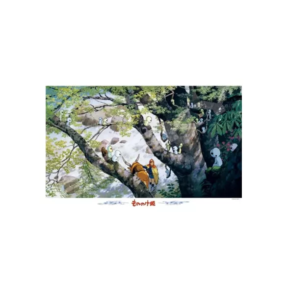 Princess Mononoke - Jigsaw Puzzle (1000 Pieces) - Kodama Forest-ENSKY-50734
