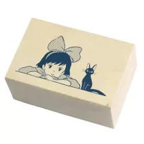 Kiki's Delivery Service - Wooden Stamp - Kiki & Jiji-BEVERLY-12921