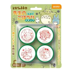My Neighbor Totoro - Stamp Set - Totoro & Catbus Congratulations-BEVERLY-12673