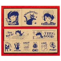 Kiki's Delivery Service - Wooden Stamp Set (English) - Congratulation-BEVERLY-12758