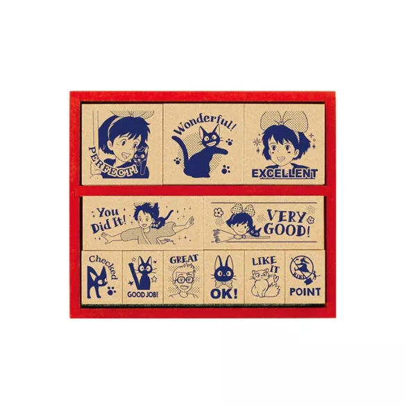 Kiki's Delivery Service - Wooden Stamp Set (English) - Congratulation-BEVERLY-12758