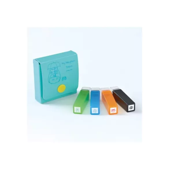 My Neighbor Totoro - Coloured Stamp Set - Totoro & Catbus & Soot Sprite-BEVERLY-12992