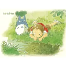 My Neighbor Totoro - Jigsaw Puzzle (150 Pieces) & Easel - By the little Stream-ENSKY-19386