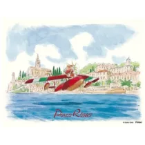 Porco Rosso - Jigsaw Puzzle (150 Pieces) & Easel - Savoia Water Landing-ENSKY-19392
