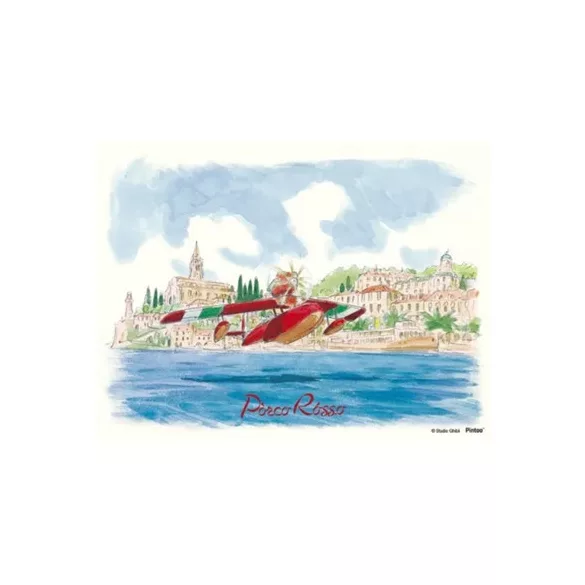 Porco Rosso - Jigsaw Puzzle (150 Pieces) & Easel - Savoia Water Landing-ENSKY-19392