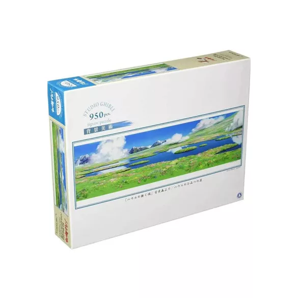 Howl's Moving Castle - Panorama Jigsaw Puzzle (950 Pieces) - Howl's Secret Garden-ENSKY-15428