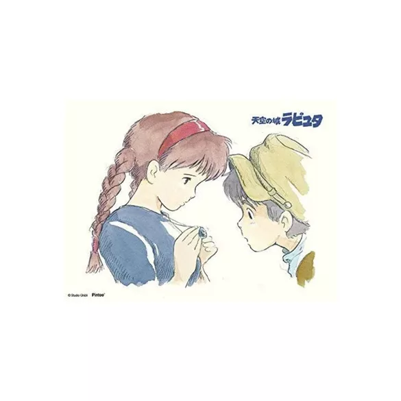 Castle in the Sky - Jigsaw Puzzle (150 Pieces) & Easel - Sheeta & Pazu-ENSKY-19389