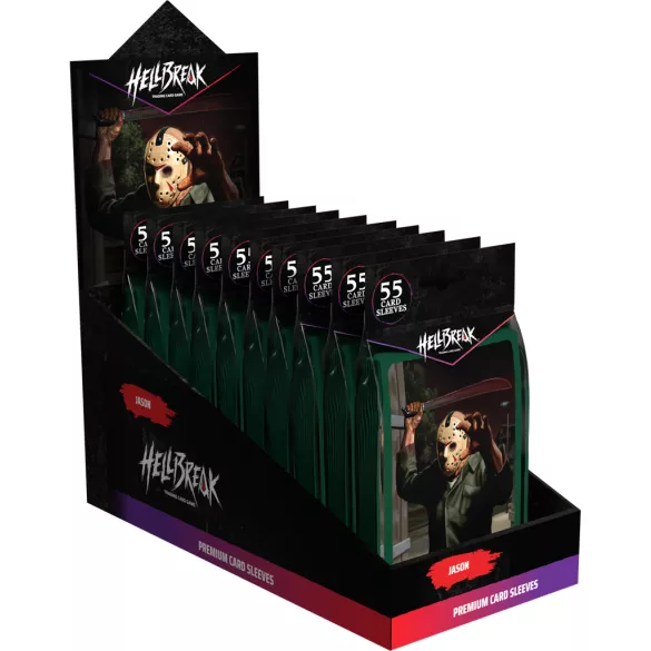 DreamTrace: Hellbreak Supplies Jason Premium Card Sleeves Display (10 Packs)-DTHB03d
