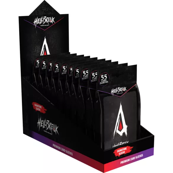 DreamTrace: Hellbreak Supplies Signature Sleeve Premium Card Sleeves Display (10 Packs)-DTHB05d