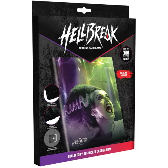DreamTrace: Hellbreak Supplies Piercing Scream 18-Pocket Collector’s Card Album-DTHB08