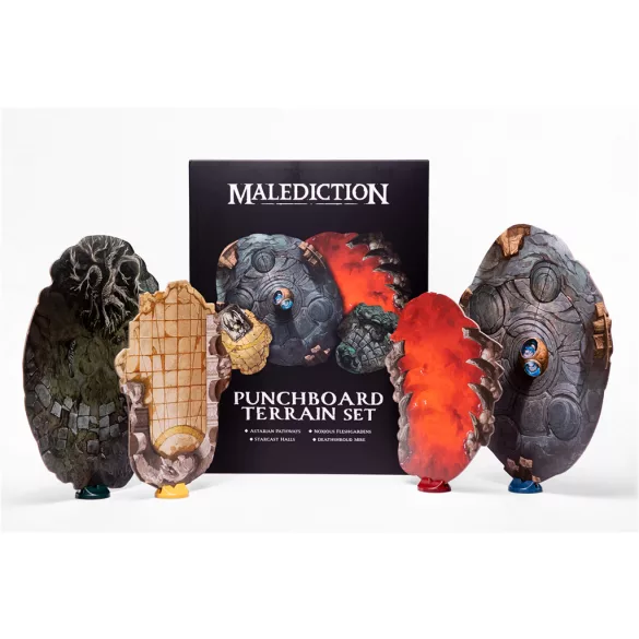 Malediction - Punchboard Terrain Set-MAL-TRR-01