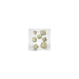 Elvish Shimmering beige & copper Jumbo Dice Set-SJELV01